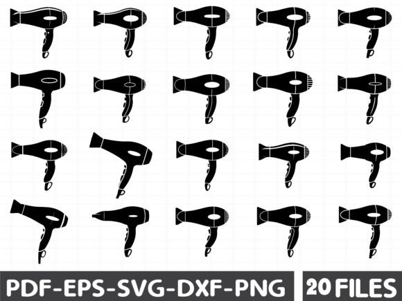 Blow Dryer Svg Graphics for Modern Branding