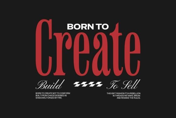 Born to Create Build T-shirt Quote Graphics