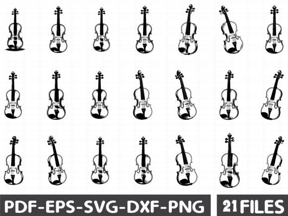 Cello Silhouette Vector Illustration Graphics