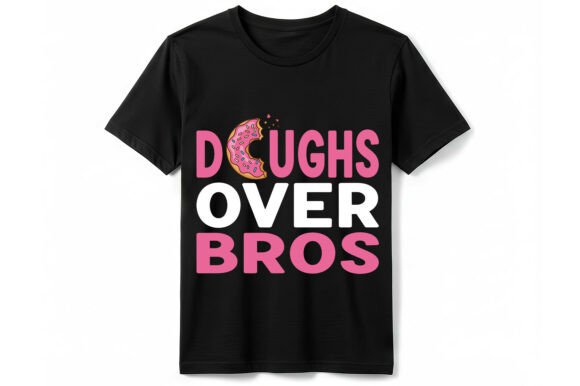 Doughs Over Bros T-Shirt: A Playful Graphic Design Asset for Content Publishers