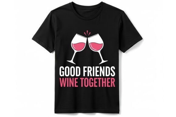 Good Friends Wine Together Graphics