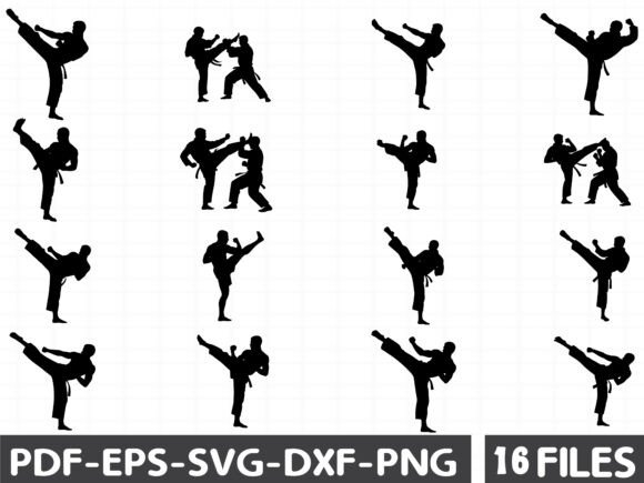 Kickboxer Svg Graphics for Local Branding
