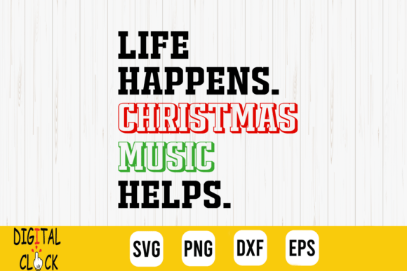 Life Happens Christmas SVG