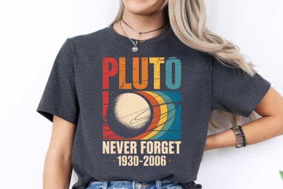 Pluto Never Forget 1936-2006 Shirt PNG Graphics for T-Shirt Designs
