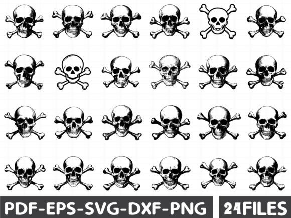 Skull and Bones Graphics for Bold Branding