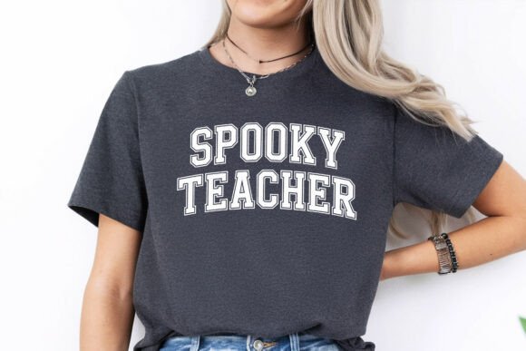 Spooky Teacher Halloween Shirt SVG PNG for Graphics and T-Shirt Designs