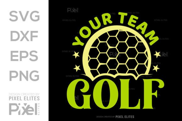 Team Golf SVG Graphic for T-Shirt Designs